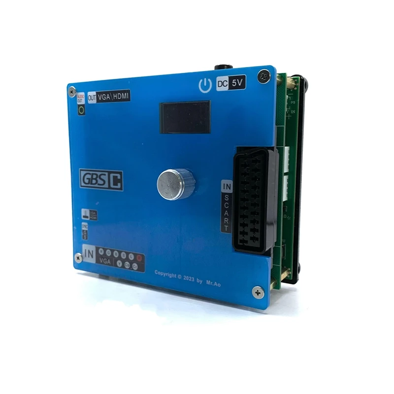 جهاز إرسال فيديو GBS ، GBSC RGBS VGA Scart ، إشارة Ypbpr إلى VGA HD Upscalers