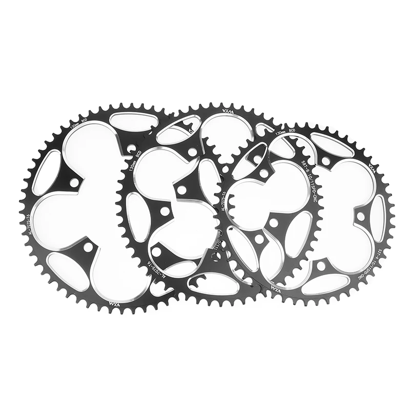 130 BCD Bicycle Chainring Narrow Wide Stars 38-60T AL7075 Sprocket For Road Bike Positive And Negative Gear Plate view 3