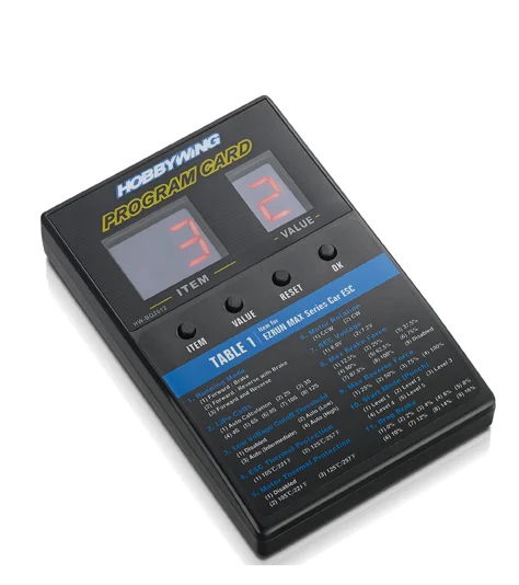 Hobbywing RC Car Program Card LED Program for XERUN and EZRUN Series Car Brushless ESC QuicRun WP Platinum