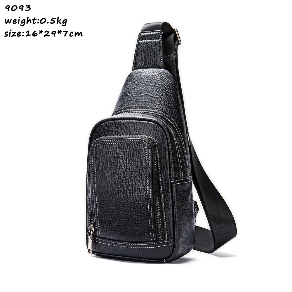 

Vintage Men's Chest Bag Male Shoulder Bag Husband Crossbody Messenger Bag Sling Bag Genuine Leather Waist Pack My Orders