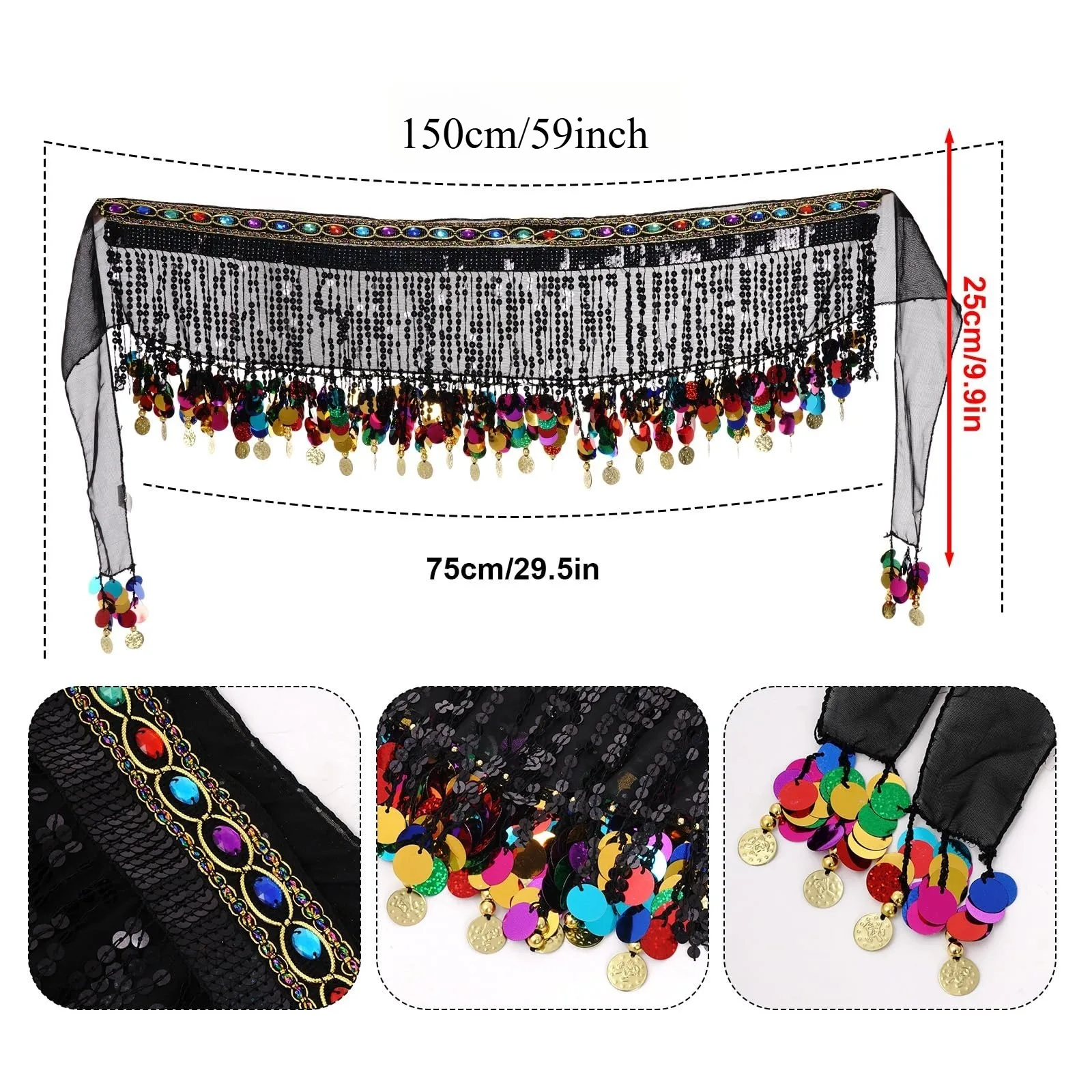Lady's Waist chain、Belly Dance Hip Scarf、body chain、Belts' chains、Decorative belt、Dance belt、Fringe Waist Chain