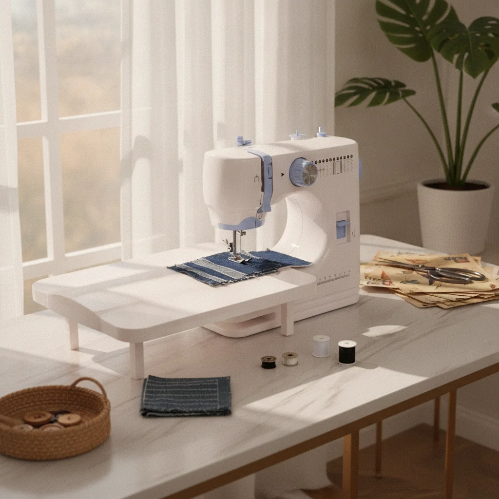 Electric Sewing Machine Accessory Kit Desktop Sewing Machine Household Tool Built-in Arm Beginner Friendly