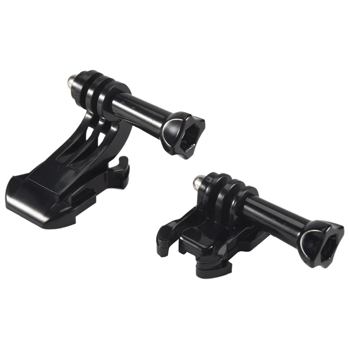 ABGIEight في مجموعة ملحقات واحدة لـ Gopro، حامل أساسي بمشبك إبزيم، سطح عمودي سريع التركيب على شكل حرف J، طويل