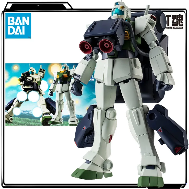 Bandai – figurine d'anime authentique THE ROBOT SPIRITS RGM-79R GM II (A.E.U.G. Style) figurines d'action de Type armure, jouets pour garçons, cadeau pour enfants