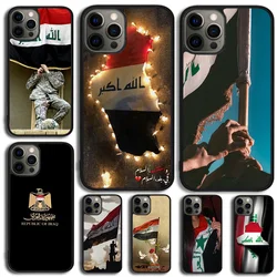 Iraqi Iraq Flag Phone Case For iPhone 16 15 Plus X XS Max XR 14 13 12 Mini 11 Pro Max  Cover Shell coque