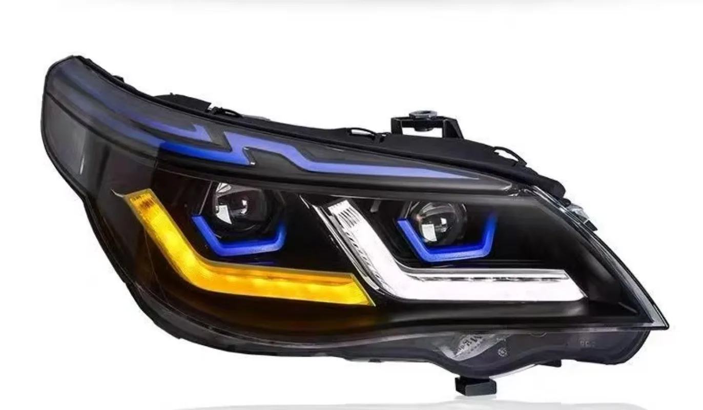 Car Styling  Headlights 2003-2009 523i 530i Angel Eye LED DRL HID Bi-Xenon 12V New Head Lamp Auto Accessories