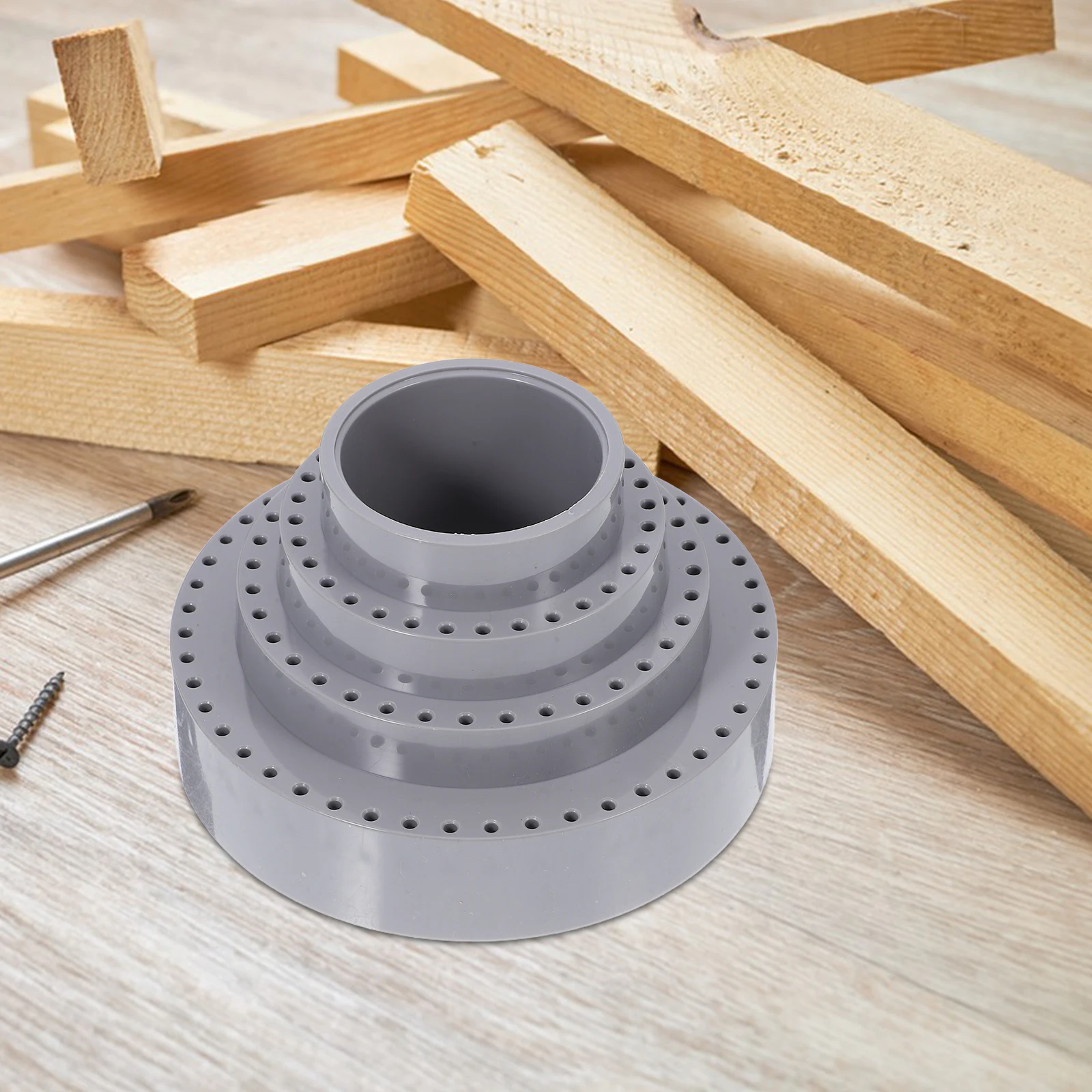 

116 Hole Drill Bit Storage Box 2.35mm Rotary Organizer Nail Tool Case Blue Drill Case Grinding Bit Storage Box