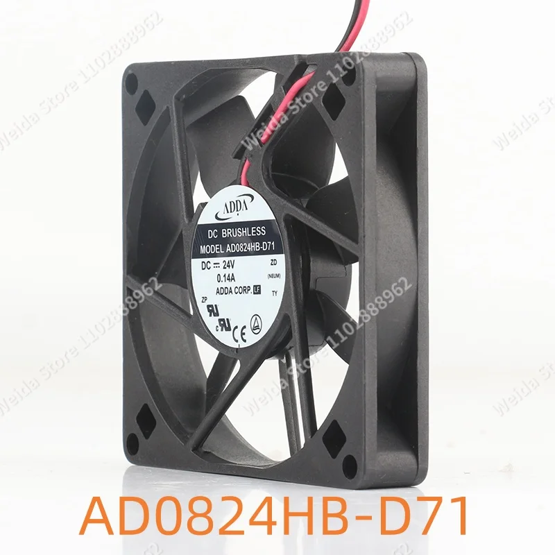 

Вентилятор охлаждения ADDA AD0824HB-D71 24В 0.13А AC EC 8015 80X80X15ММ 8СМ с регулируемой частотой вращения, бесшумный