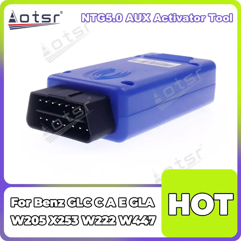 

NTG5.0 AUX Activator Tool for Benz GLC C A E GLA W205 X253 W222 W447 OBD AUX & VIM in Activator