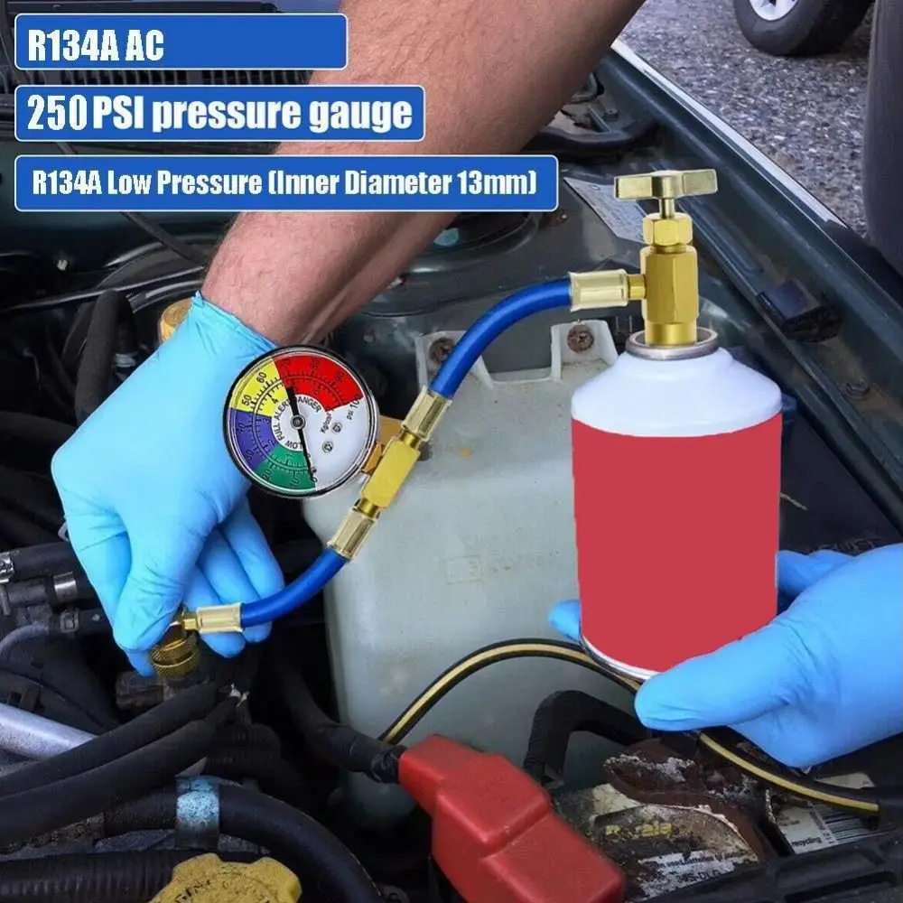 

Gauges Refrigerant Recharge Kit Manometer Adapter Air Conditioning Filler Kit Professional Continuous Refill