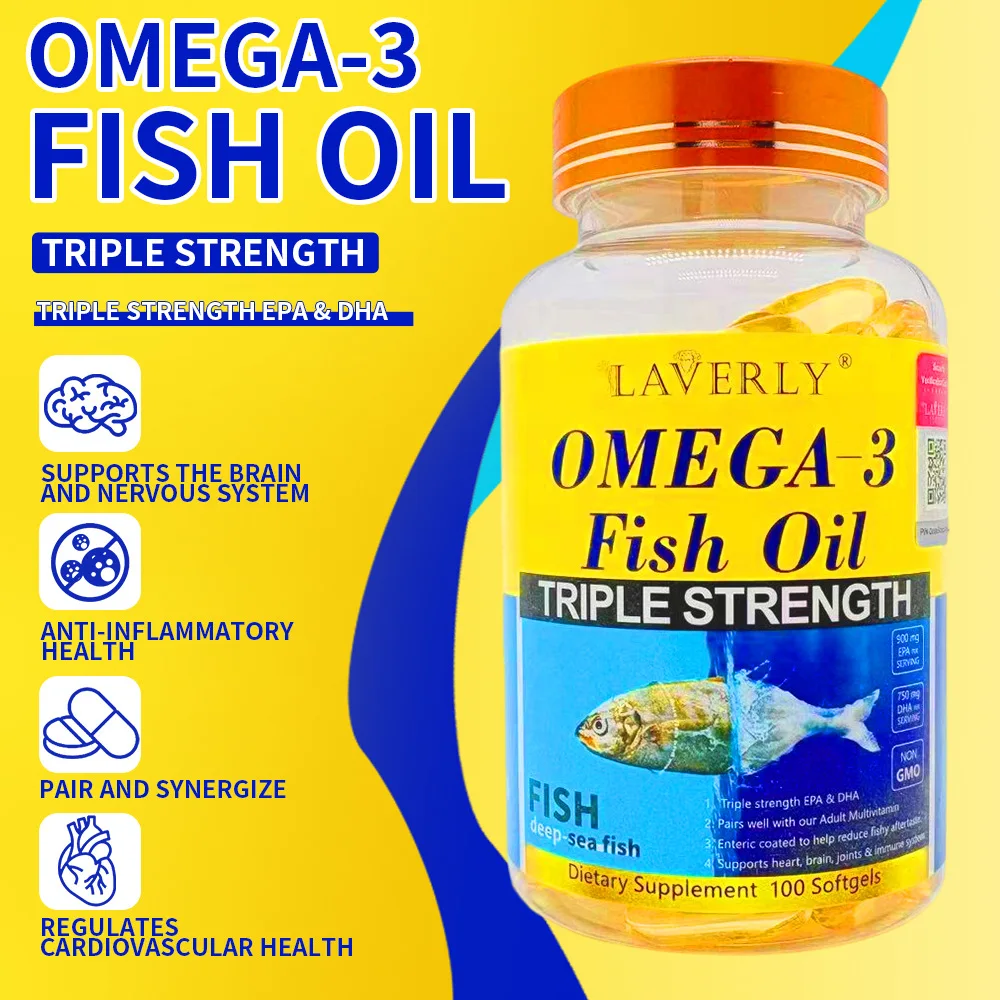 

Deep sea fish oil supports cardiovascular health, promotes brain development, and reduces inflammation for children's health