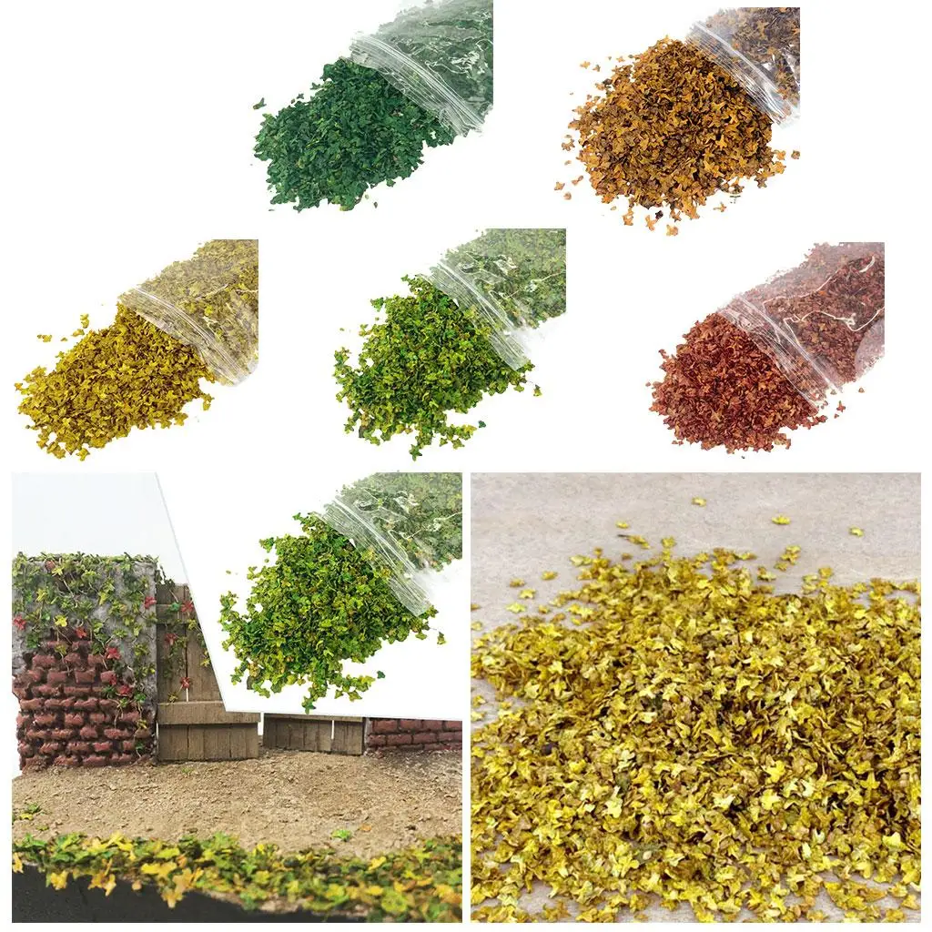 Accessoires de scène 33ml, Architecture de feuilles, Micro feuilles de paysage pour décor de bonsaï