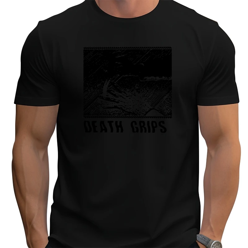 

Винтажная футболка Death Grips Exmilitary, классическая хлопковая мужская футболка, новая футболка, женские топы