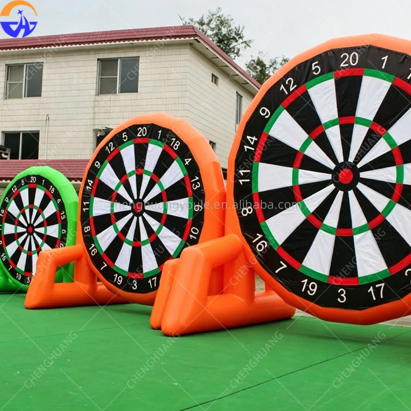 Inflatable Football Dart Board With Balls Outdoor Target Game Parent-child Activities For Kids Adults Interactive Sports Props