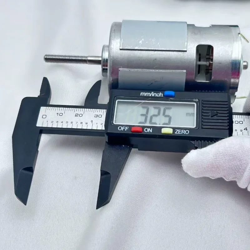 Motor de doble rodamiento Rs775 de 21V, cortacésped eléctrico, Motor de alambre de cobre, Motor eléctrico de CC de alta potencia