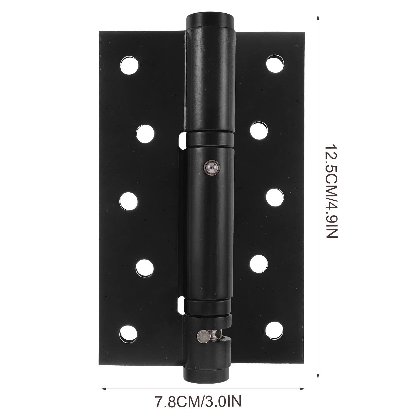

1pc Automatic Self Closing Spring Heavy Duty Stainless Steel Door Hinge Black For Corridors Boilers Apartments Entrances