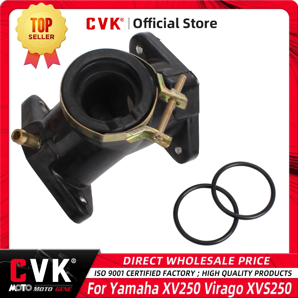 Interfejs adaptera gaźnika CVK złącze kolektora dolotowego gaźnika klej dodaj o-ring dla Yamaha XV250 Virago XVS250