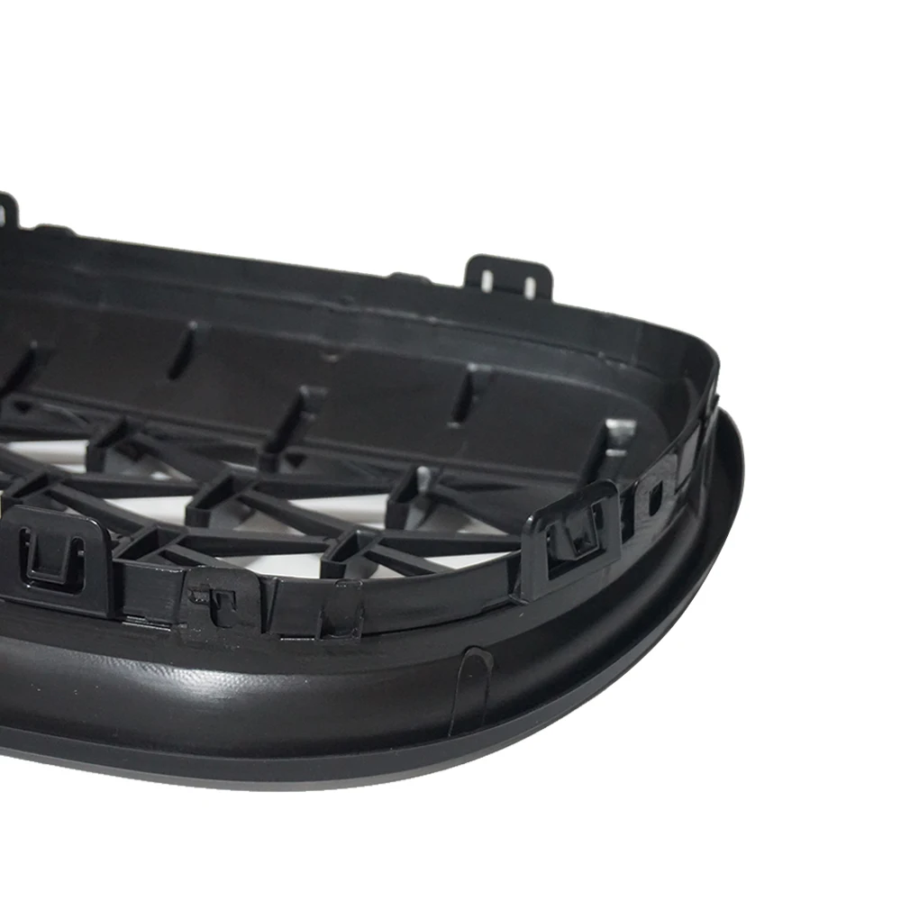 Diamond Meteor Racing Grill For BMW E90 E91 3 Series 2009-2012 Car Front Bumper Hood Kidney Grille Glossy Black