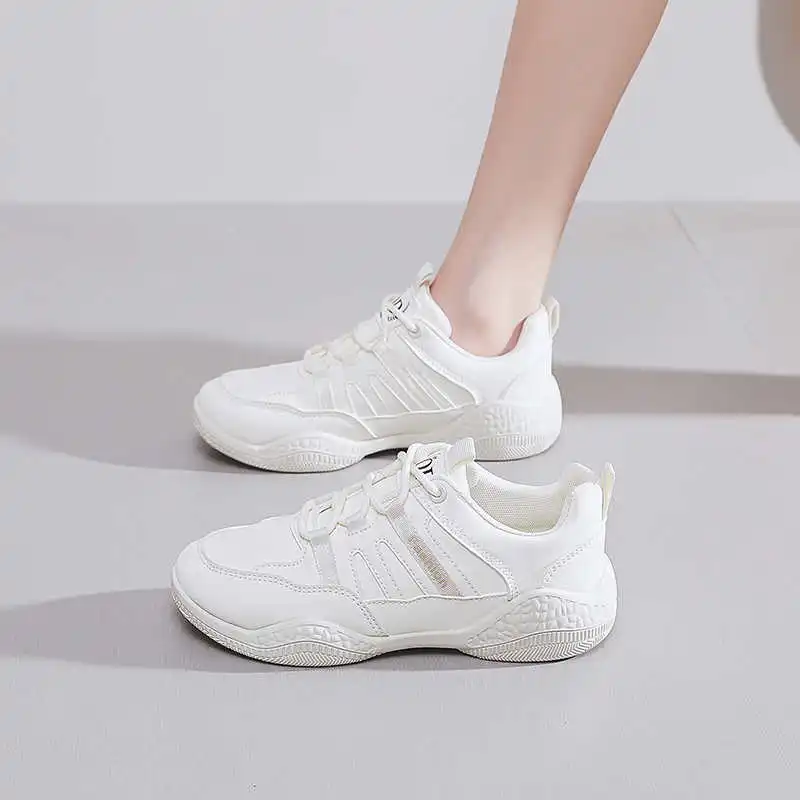 

Коричневая женская спортивная обувь на шнуровке, вулканизированная, дропшиппинг, женские кроссовки, теннисная мужская обувь Baskette Class