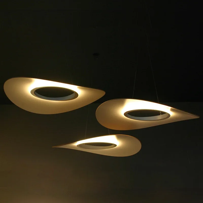 Nordic Modern Minimalist Art Resin Restaurant Led Pendant Light  Living Room Study Decoration Personalized Lighting Fixtures