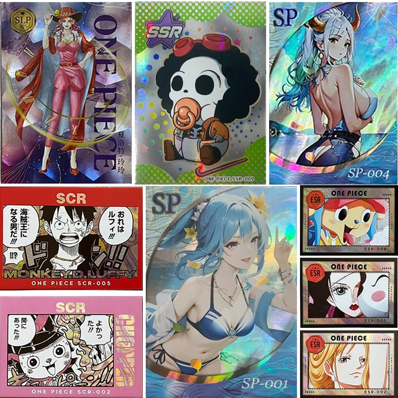 

Anime ONE PIECE Boa Hancock Yamato Charlotte Linlin Tony Tony Chopper Nico Robin collection card Children's toys Board game card