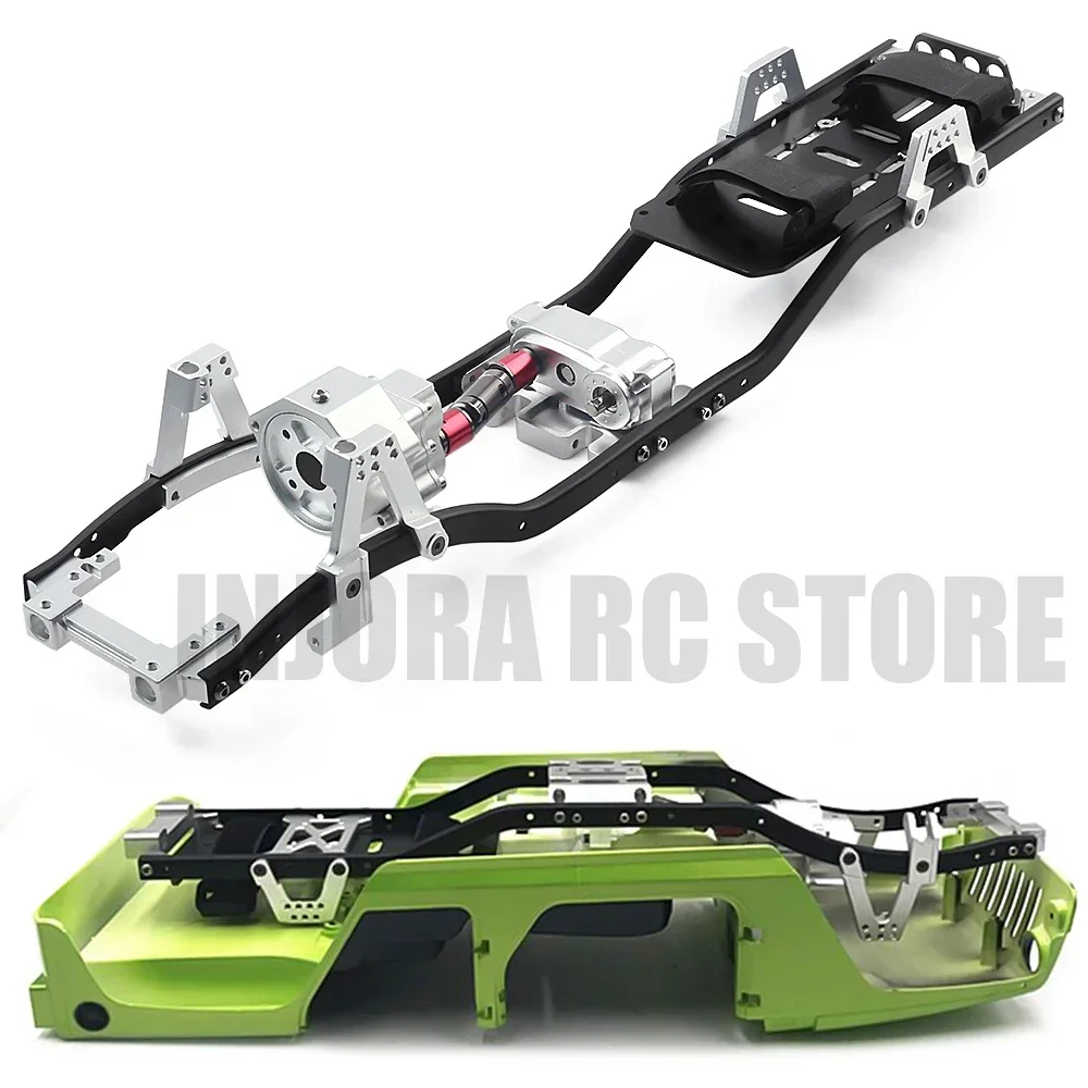 12.3inch 313mm Wheelbase Frame Chassis for 1/10 RC Rock Climbing Car Axial SCX10 & SCX10 II 90046 90047 Upgrade Parts