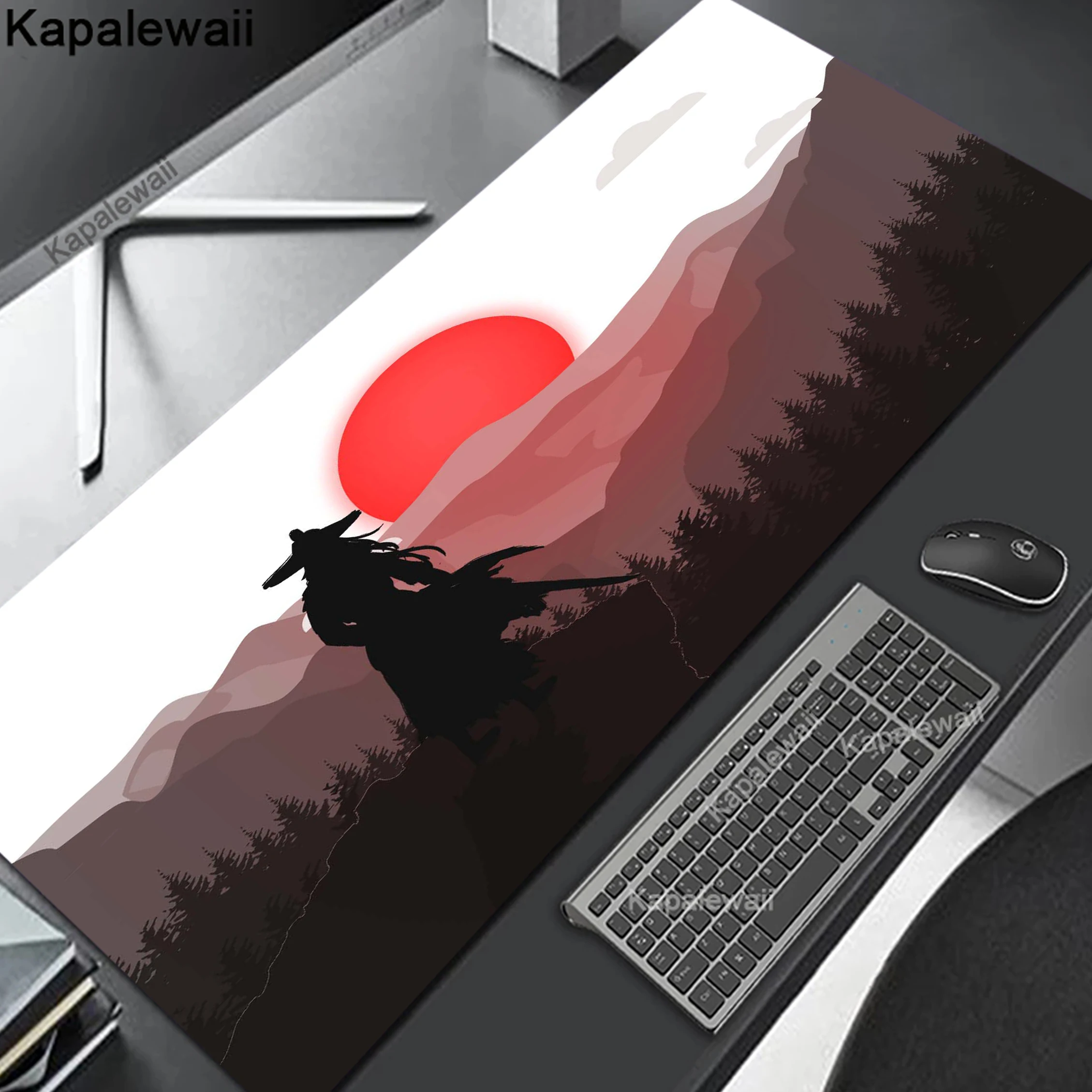 Imagem -02 - Japonês Samurai Qualidade Gaming Mousepad Mousemat Gamer Tapete de Mesa Xxl Mouse Pad Tapete de Teclado pc