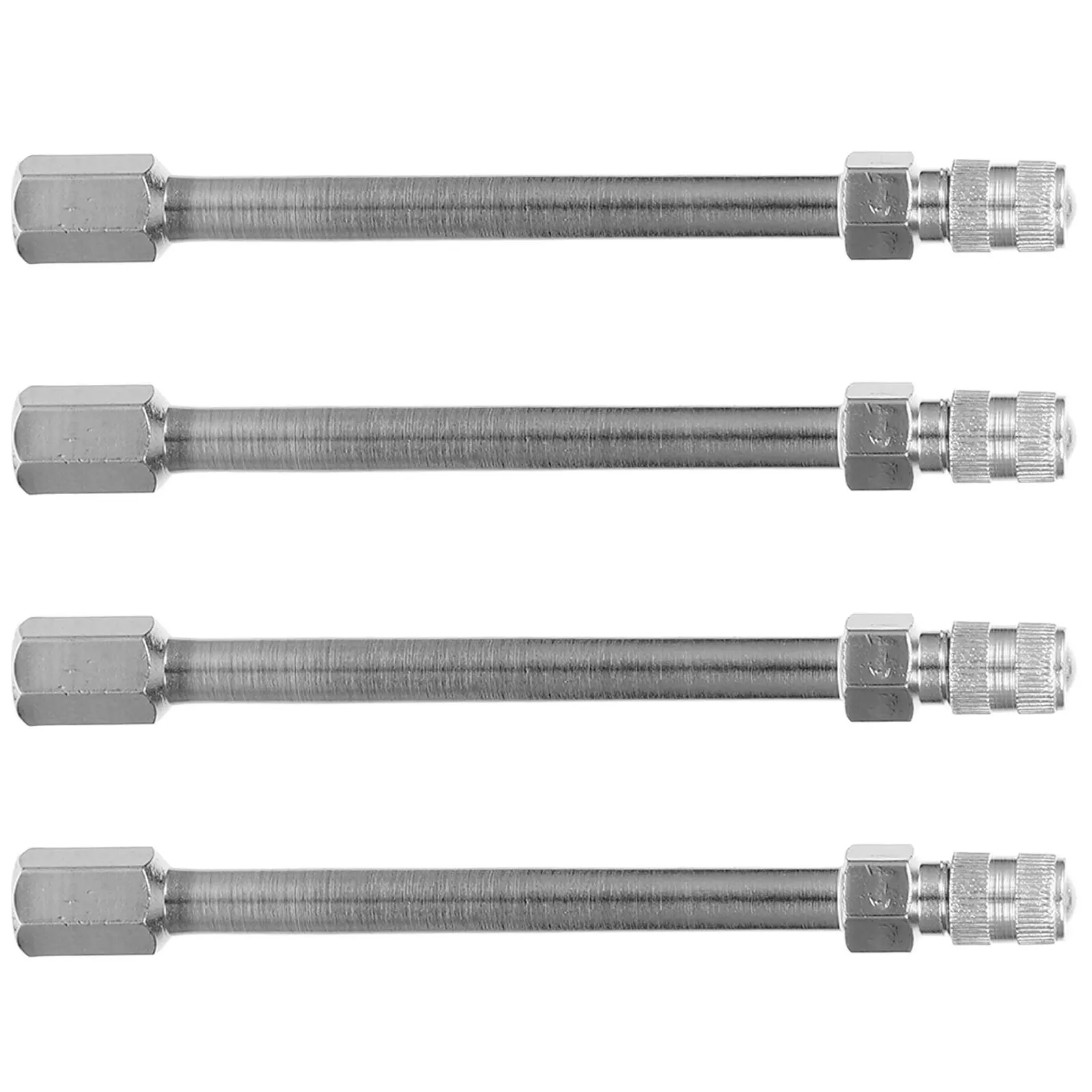 

4 шт. удлинители клапана для шин, латунные удлинители штока клапана, легко накачиваемые грузовики, автомобили, аксессуары для мотоциклов, удлинители штока клапанов