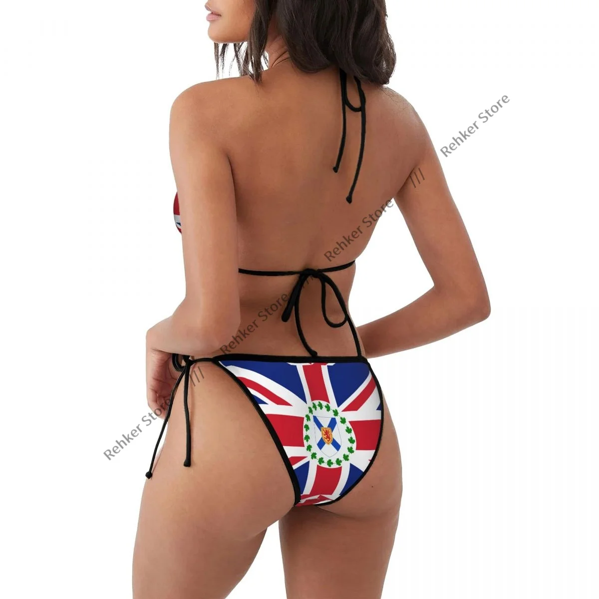 Bikini Set Costumi da bagno Donna Sexy Push Up Costume da bagno da bagno Bandiera del tenente Governatore di Nova Scotia Estate brasiliana