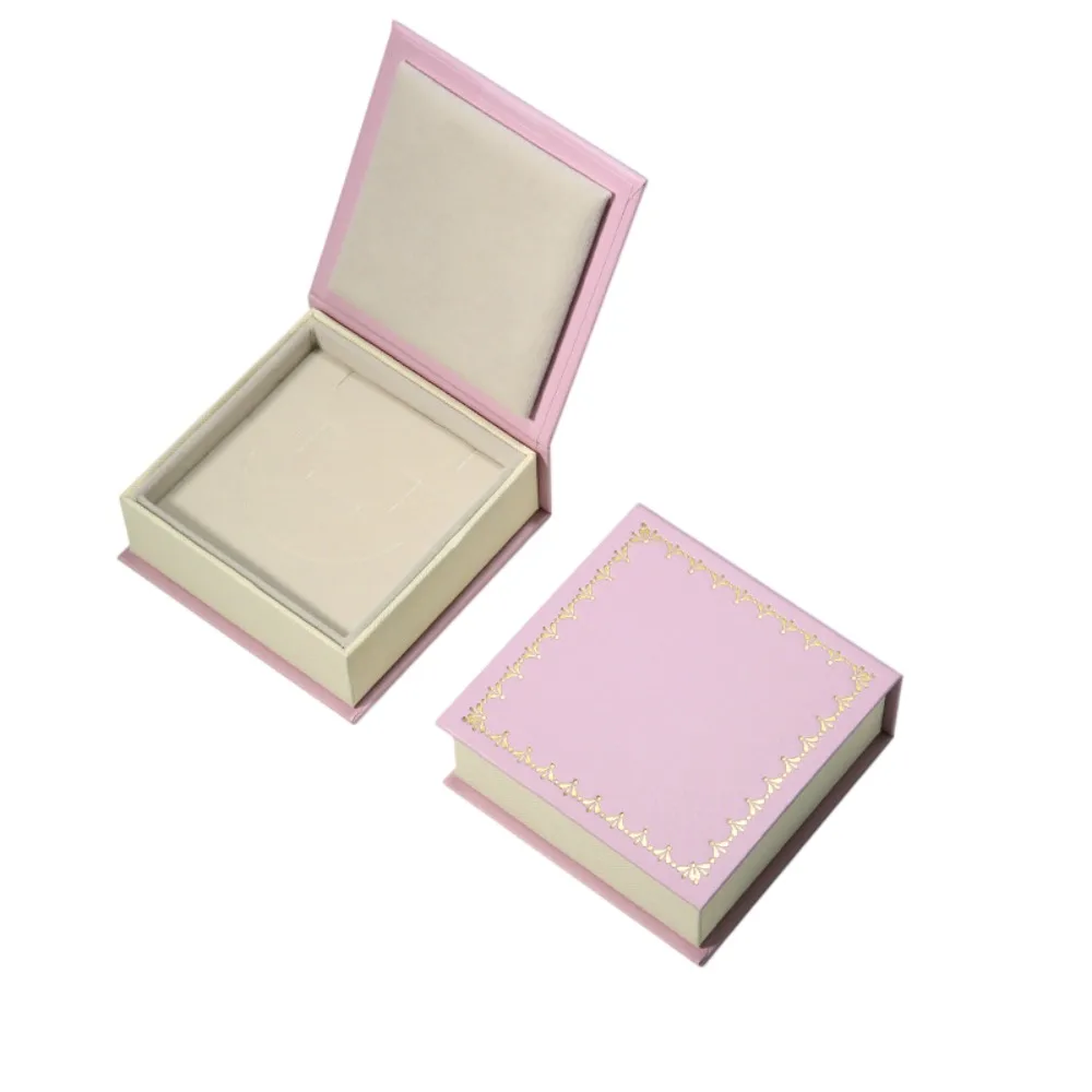 

Магнитный футляр-органайзер для украшений с губкой, квадратный портативный дорожный кейс для хранения украшений, подставка для серег и колец (Dopamine)