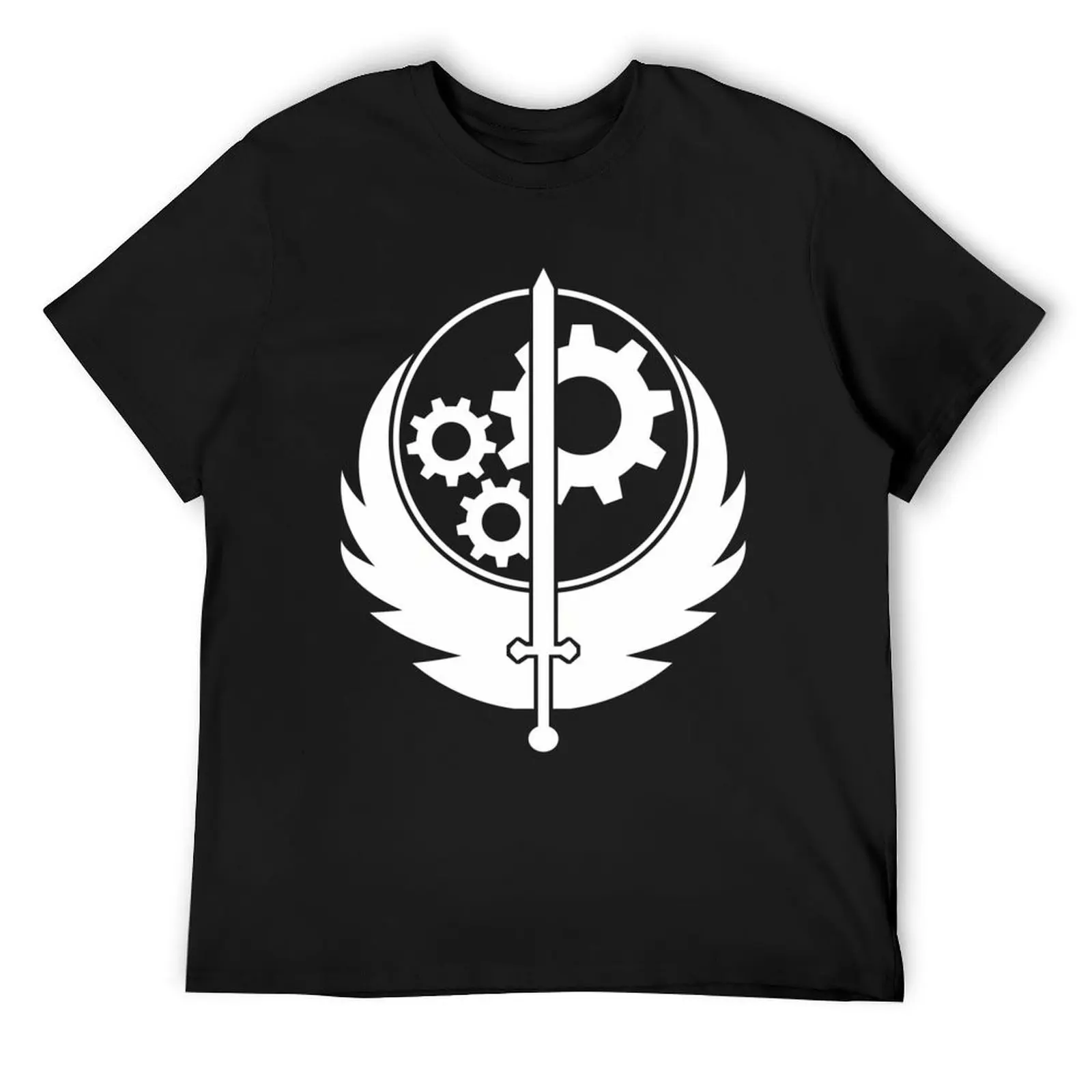 

Vintage Brotherhood Of Steel Logo T-Shirt animal prinfor boys graphic tee shirt anime clothes shirts graphic tee men