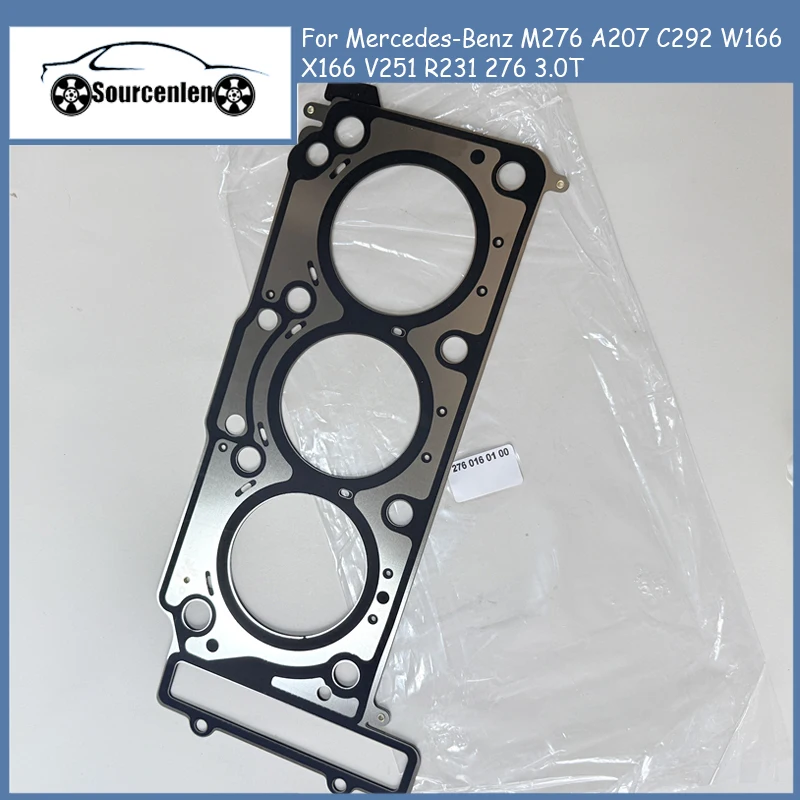 Engine Cylinder Head Gasket For Mercedes-Benz M276 A207 C292 W166 X166 V251 R231 276 3.0T Car Accessories 2760160200 2760160100