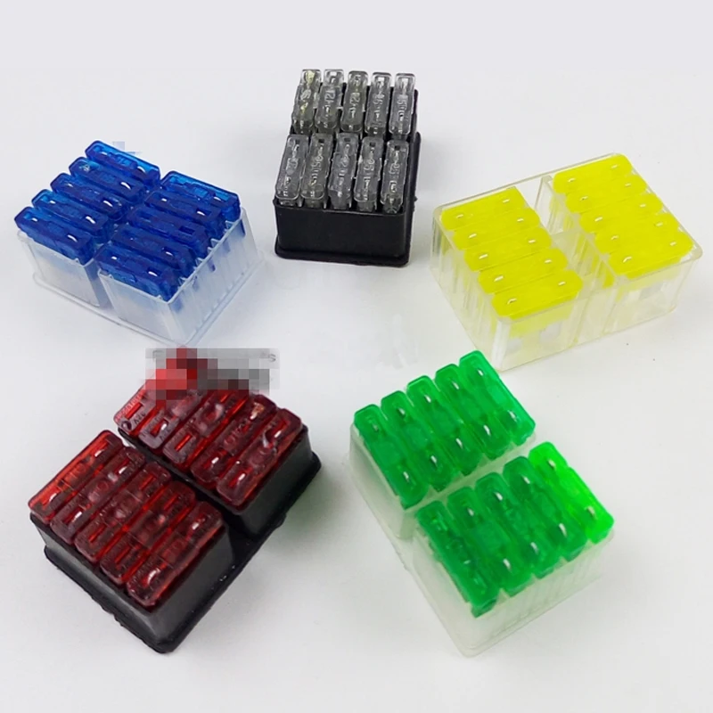 

For Komatsu for Daewoo for DX for CAT for ZX for Hyundai for Volvo Square Fuse Tube Fuse piece Waterproof Fuse Box Excavator Acc