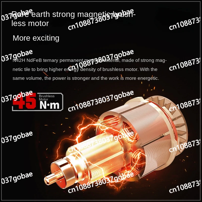 Yy Brushless Lithium Electric Drill 12V Handheld Electric Impact Drill Upgrade