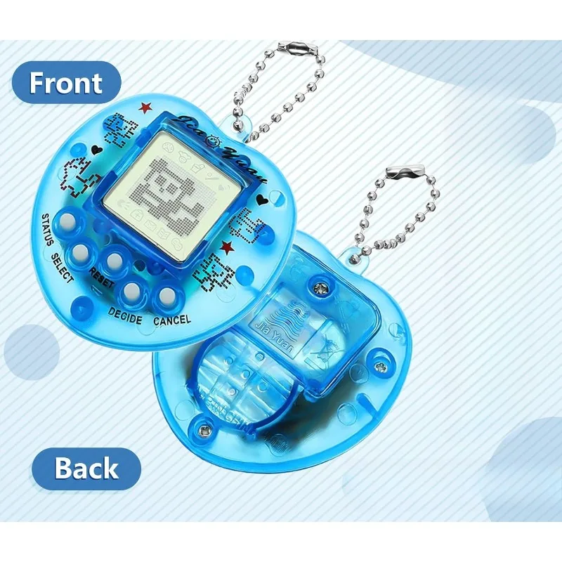 حيوانات أليفة افتراضية على شكل سلسلة مفاتيح للأطفال، حيوان أليف إلكتروني رقمي، جهاز ألعاب محمول كلاسيكي لهدايا أعياد الميلاد والحفلات، متعدد الألوان