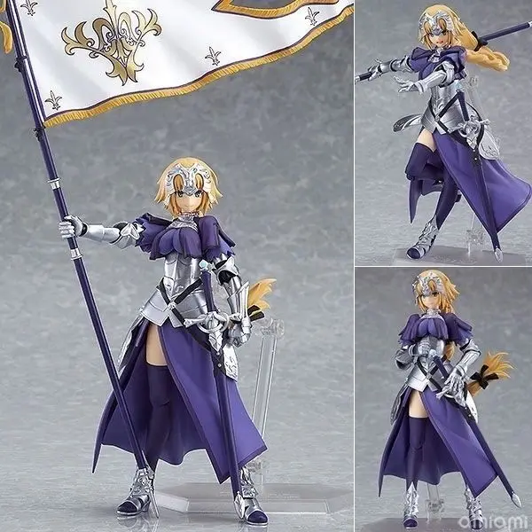 14cm Joan Of Arc Fate Grand Order Apocrypha Anime Figure Ruler Figma Quasi-Saber Alter Jeanne D'Arc Pvc Action Figure Gift Model