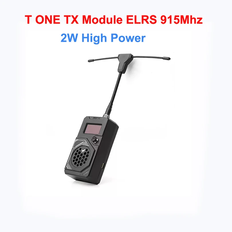 HGLRC T ONE TX MODULE ELRS 915Mhz 2W 868-915MHz FCC 3-6S 100mw/250mw/500mw/1000mw/2000mw For RC FPV Long Range Racing Drone