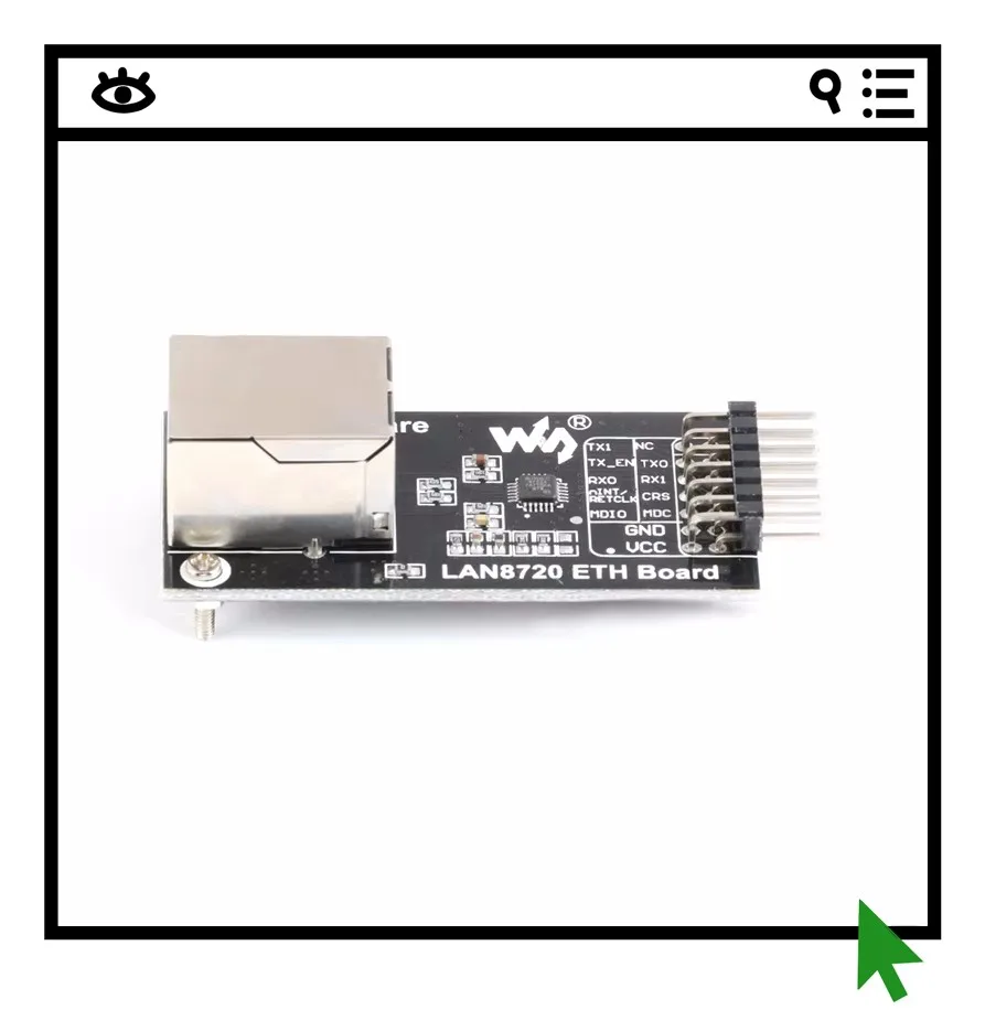 

LAN8720 network module Ethernet transceiver RMII interface
