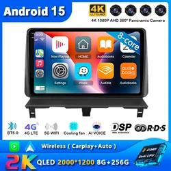 Android 15 Car Radio Carplay For Peugeot Partner 1 2002 - 2008 Partner Origin 1 2008-2011 Android Auto Multimedia Player Stereo