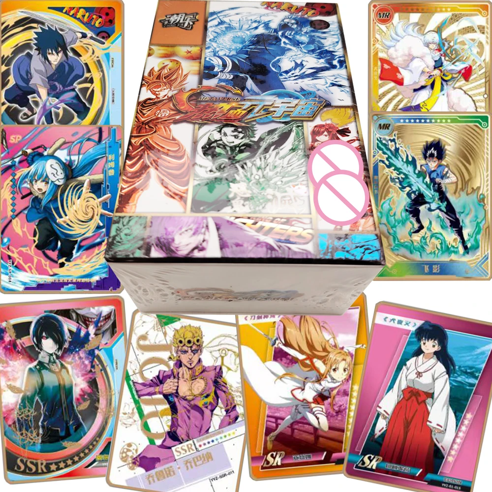 

Anime Hot Blood Yuan Universe Collection Cards Children's Favorite Trendy IP Character Handsome Silhouette Hobby Cards Toy Gift