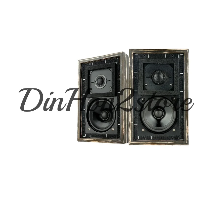suitable for Striling/Stirling LS3/5a fever passive 5 inch monitor bookshelf speakers, solid wood box high fidelity