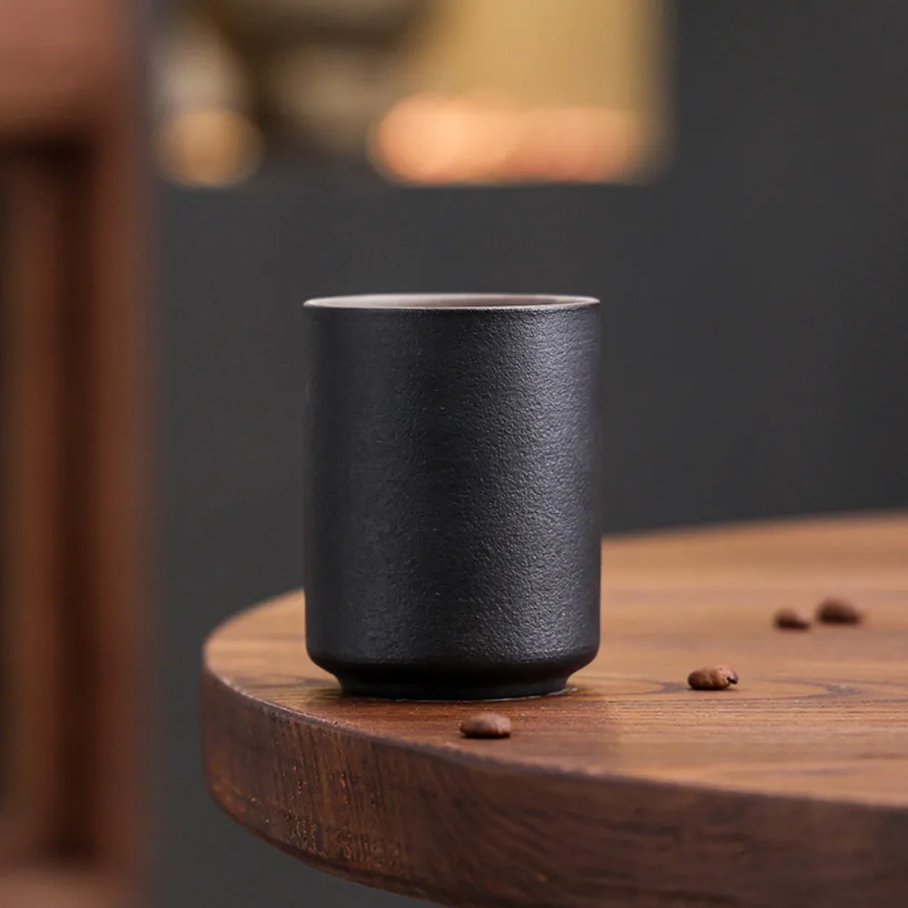 

Household Stoneware Japanese Tea Cup Gradient Color Heat Resistant Master Cup 200ml Retro Coffee Mug Office