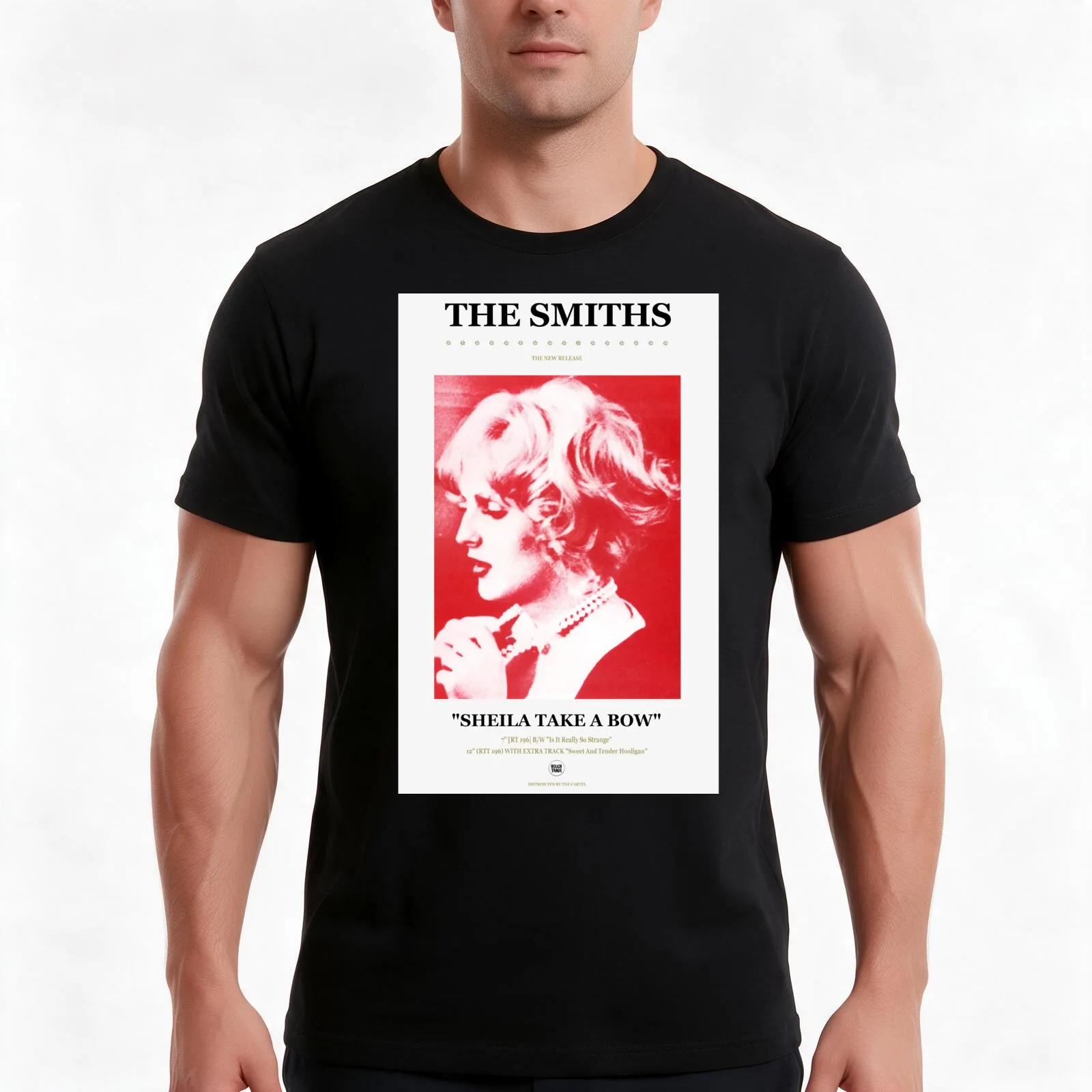 Candy Darling - red pearls T-Shirt, Summer Casual Cotton Tee, Oversized Streetwear Tops, Vintage Graphic Print, Unisex Men Women