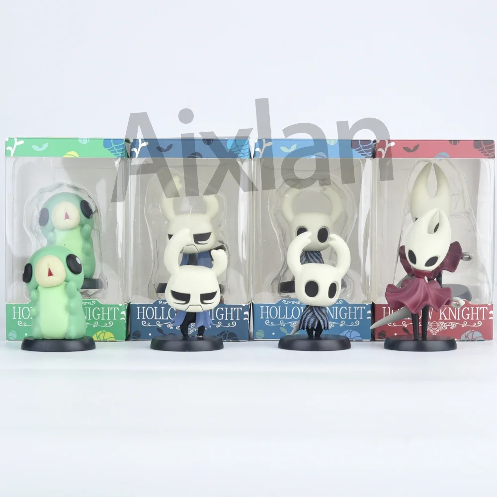 Aixlan Q Version The Hollow Knight figura de Anime PVC Hollow Knight figura de acción Hornet estatuilla modelo coleccionable juguetes para niños