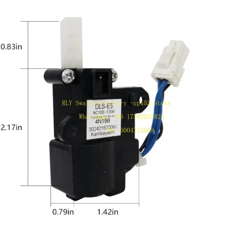 1Pcs 5304511338 Washing machine switch door lock assembly compatible replacement 174380000001615 120v