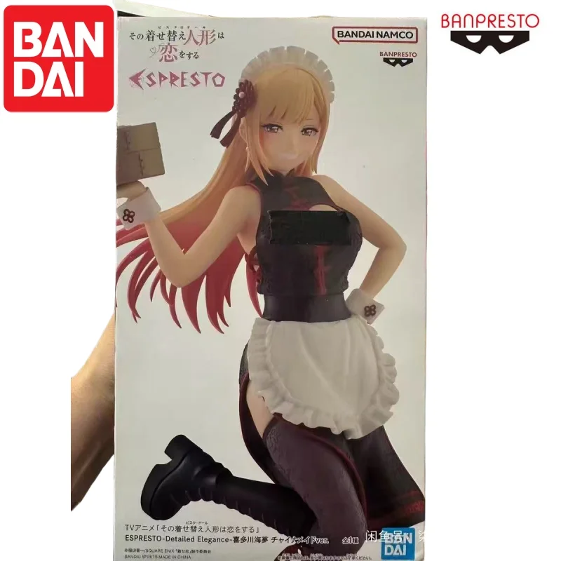 반다이 재고 있음 오리지널 반프레스토 키타가와 마린 인형 새 상품 박스 포장 액션 피규어 애니메이션 주변기기 캐릭터 가라지