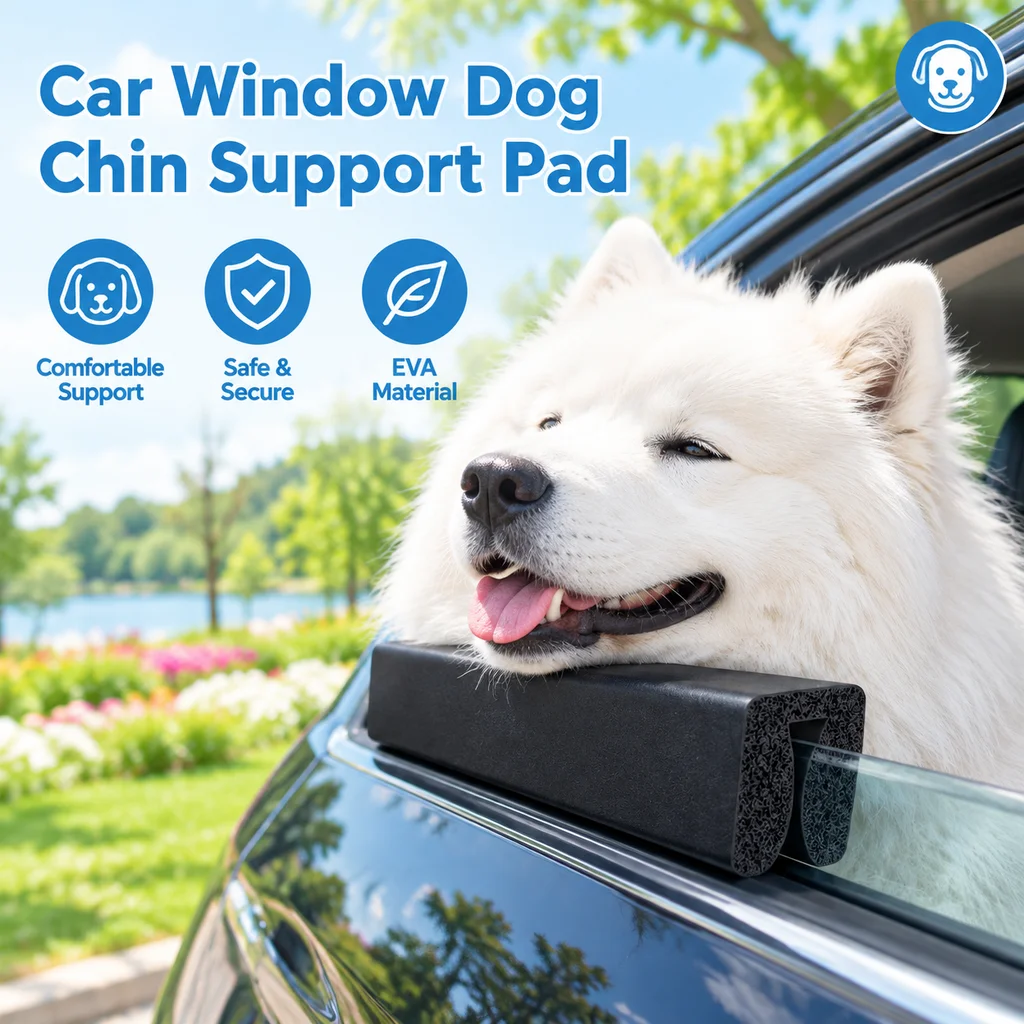 Sponge Foam Car Window Dogs Chin Support Pad For Protect Pets Chin Paw,Car Window Edge Cushion,Soft Portable Easy To Disassemble