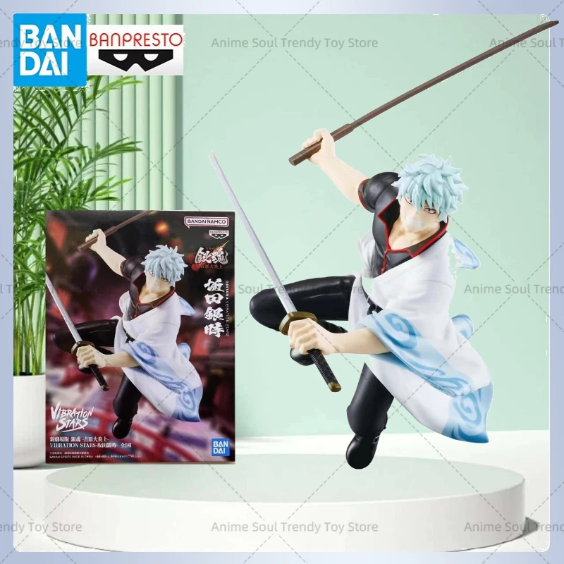 

Оригинальная коллекционная фигурка BANDAI Banpresto GINTAMA Sakata Gintoki VIBRATION STARS, модель персонажа аниме, игрушка, подарок AS