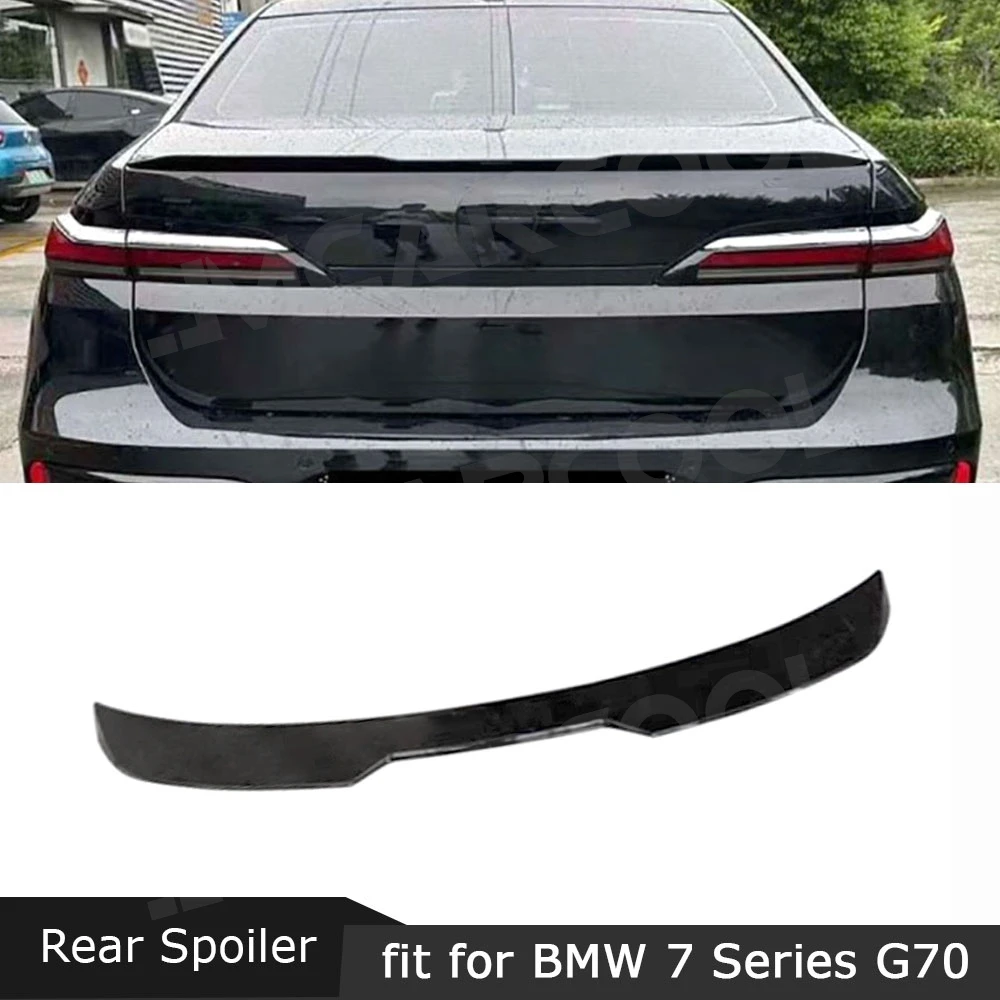 

JMCARCOOL ABS задний спойлер на крыло багажника для BMW 7 серии G70 Sport 2023 + задний спойлер на багажник в виде утконоса, комплекты кузова