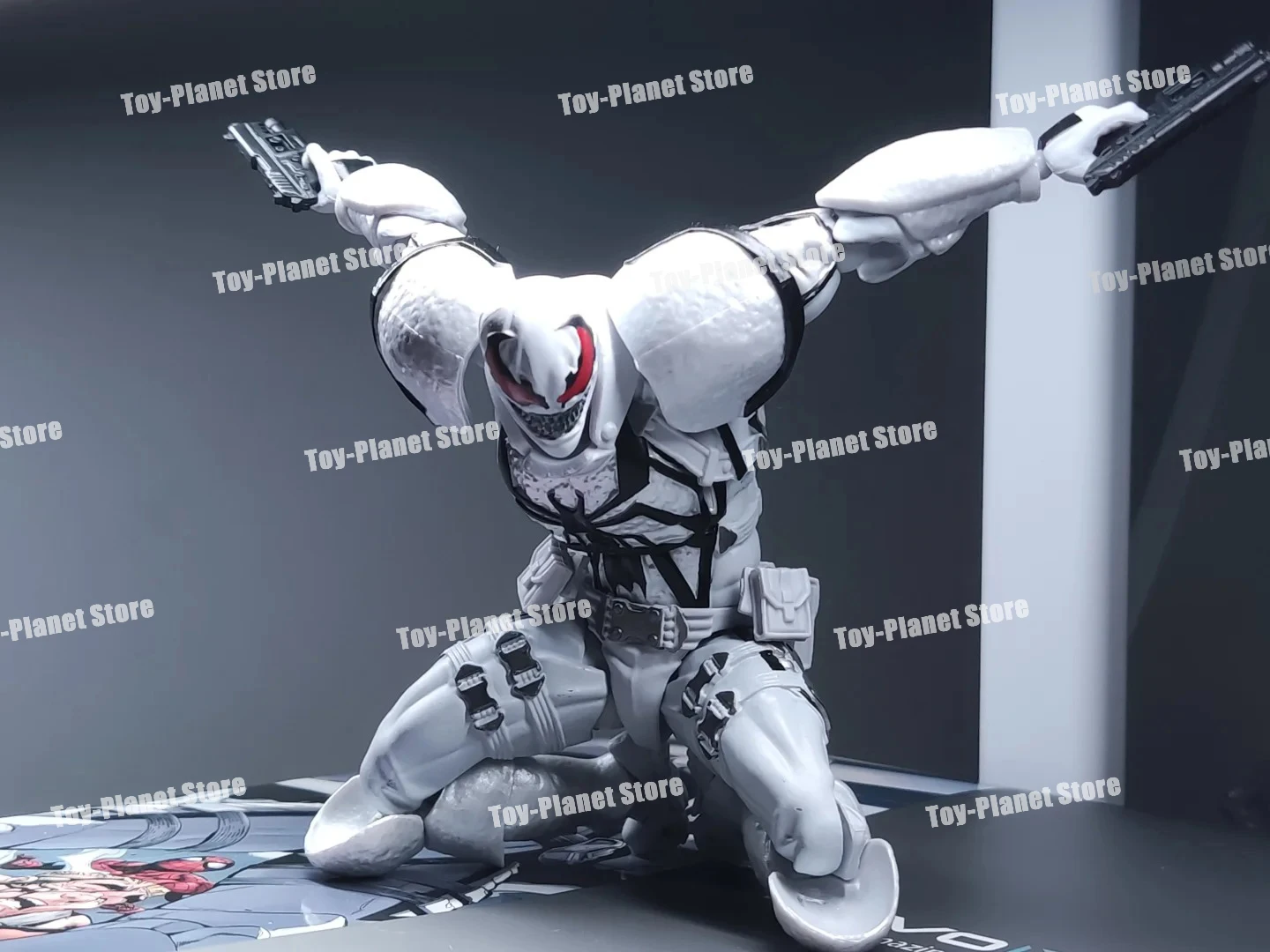 En Stock Ct Toys Spiderman Shf agente Venom figura increíble agente Yamaguchi Anti Venom Mafex 190 Anime figura de acción regalos Juguetes